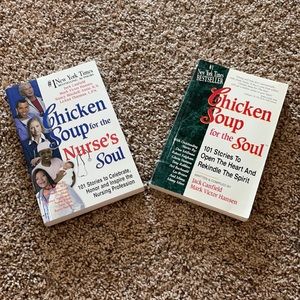 2 Chicken Soup books.